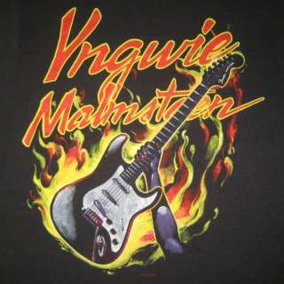 1988 YNGWIE MALMSTEEN RISING FORCE VINTAGE TOUR T SHIRT  