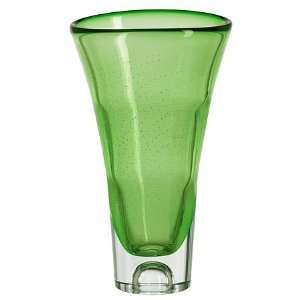  Kosta Boda Sound Green Glass Vase