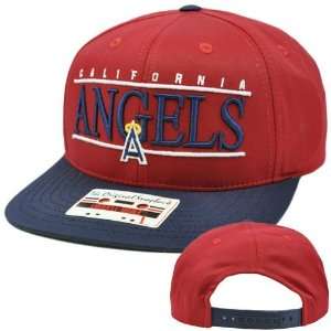   Twill Hat Cap Snapback Flat Bill Los Angeles Angels