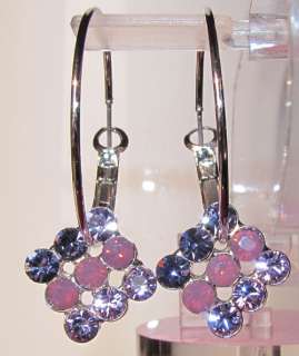 Cubic Zirconia Swarovski stud Earrings sterling silver  