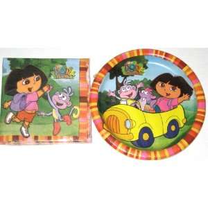  Nick Jr. Dora the Explorer and Boots Lunch Party Plates 