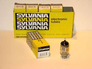 SYLVANIA 6AL5 NOS TUBE   NEW IN THE BOX   MULTIPLE AVAILABLE  