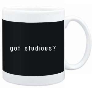  Mug Black  Got studious?  Adjetives