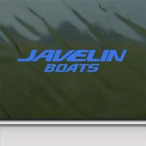  Javelin Boats Blue Decal BOAT CRUISER Truck Window Blue 