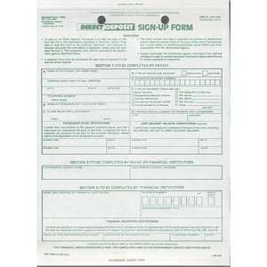  Direct Deposit Sign Up Form Standard Form 1199A 
