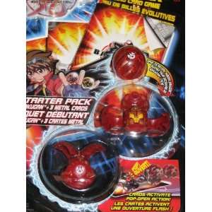  Bakugan Battle Brawlers Starter Pack Red ~ Mystery Marble 
