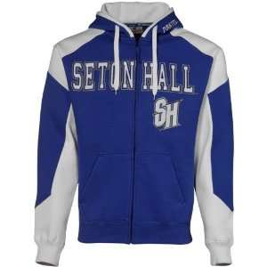  Seton Hall Pirates Royal Blue White Challenger Full Zip 