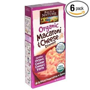 Back to Nature Dinner Mac N Cheddar Cheese, 6 ounces (Pack of6 