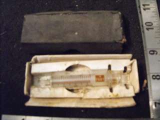 US WW2 era Glass Syringe, Unused, 2cc size, B D Yale  
