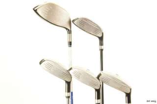 Mens Left Hand   Complete TaylorMade Golf Set Driver Irons Putter Bag 