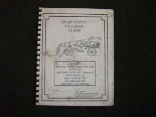 Terex square shooter parts book SS 1056C Parts Manual  