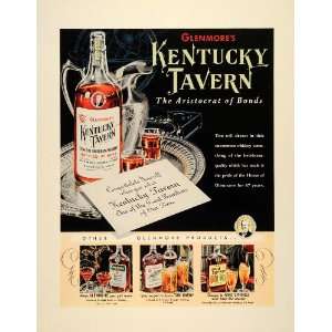  1934 Ad Glenmore Distilleries Kentucky Tavern Whiskey 