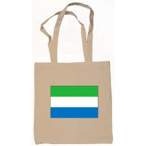  Sierra Leone Flag Tote Bag Natural 