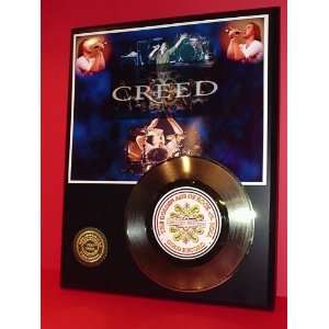 Creed 24kt Gold Record LTD Edition Display ***FREE PRIORITY SHIPPING 