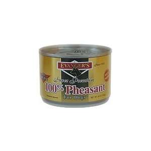  Evangers Game Meats 100% Pheasant 6 oz Dog 24 cans 