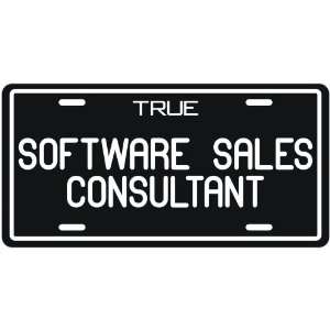 New  True Software Sales Consultant  License Plate Occupations 