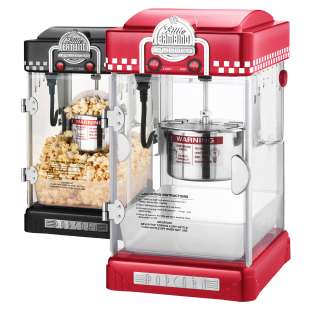   Retro 2.5 Oz Tabletop Kettle Popcorn Popper Machine  RED OR BLACK