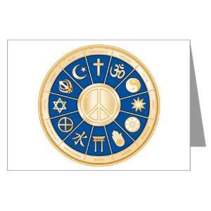  Greeting Card Internationl Peace Symbol 