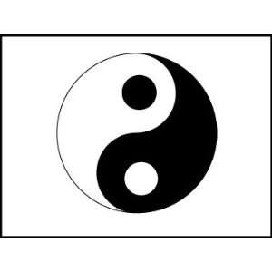 Yin and Yang Chinese Symbol on Mousepad 