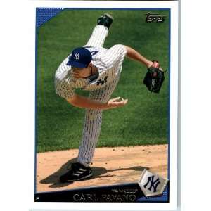  2009 Topps Baseball # 151 Carl Pavano New York Yankees 