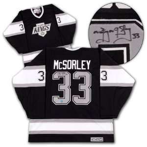  MARTY MCSORLEY Los Angeles Kings SIGNED Hockey Jersey 