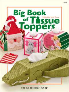 BIG BOOK OF TISSUE TOPPERS, Plastic Canvas Book, NEW  