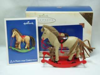 2004 HALLMARK A Pony For Christmas Colorway Register to Win NEW IN BOX