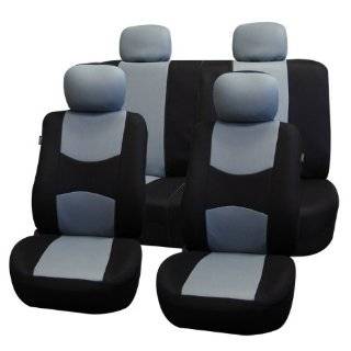 FH FB050114 Univerisal Car Seat Cover Full Set Fb050 Gray/black