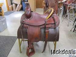 Circle Y All Around Ranch Roping Saddle Used 15 1/2 Fully Rigged 