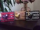   Coin Keychain Purse Velour Sequin Stripe retail $48.00 NEW W/tags