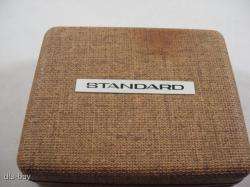   STANDARD MICRONIC RUBY SR H438 TRANSISTOR RADIO IN CLAM SHELL CASE