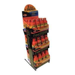 Hour Energy Combo Display   6 Boxes with 3 tier display