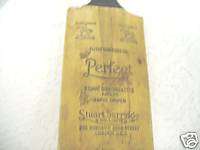 1940 50 Stuart Surridge Cricket Bat   Signed  