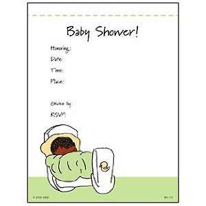  Unisex Black Baby Shower Invitations Health & Personal 