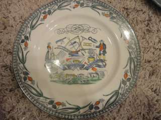   Farmers Arms English England Hand Painted Decorative Plate  