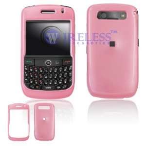 Blackberry Curve 8900 Javelin Cell Phone Pink Solid Protective Case 
