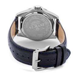 Invicta Mens Pro Diver Dark Navy Blue Genuine Leather Watch 