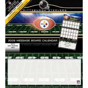 Pittsburgh Steelers 2009 12 Month Message Board Calendar  