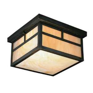   Arts and Crafts/Mission 148 Flush Mount 2 Light Fixture   Canyon View