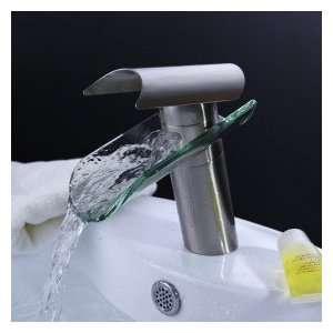   Waterfall Bathroom Sink Faucet and Pop up Waste