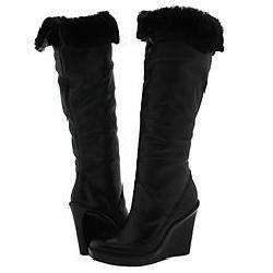 KORS Michael Kors Altitude Black Soft Tumbled Calf Boots   