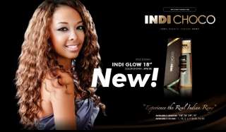   BY INDI CHOCO 100% VIRGIN INDIAN REMY HAIR WET & WAVY WEAVE EXTENSION