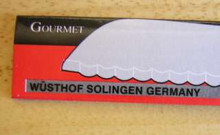 WUSTHOF NEW Gourmet Utility Knife 6 inch Serrated Deli Bread Pastry 