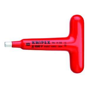  KNIPEX 98 14 08 1,000V Insulated T Handle Hex Driver