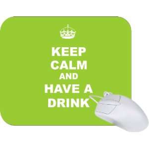  Rikki Knight Keep Calm and have a Drink   Lime Green Mouse 
