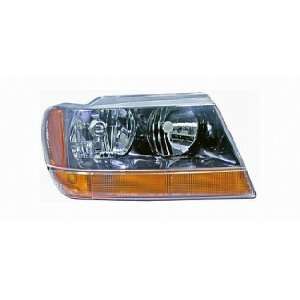  99 04 Jeep Grand Cherokee Headlight (Passenger Side) (1999 