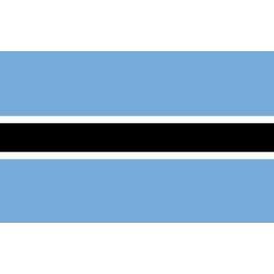  5 ft. x 8 ft. Botswana Flag for Outdoor use Patio, Lawn & Garden