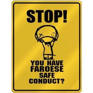  New  Stop   You Have Faroese Safe Conduct  Faroes 
