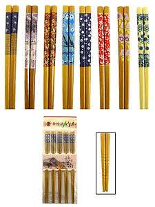 Pairs (1 Pack) Japanese / Chinese Bamboo Chopsticks  