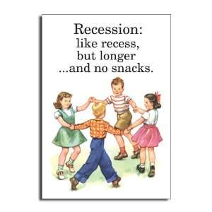  Recession   Scandalous Talk Bubbles Birthday Greeting Card 